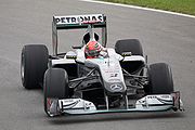 Mercedes MGP W01, 2010 (cat.)