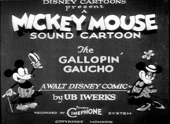 The Gallopin' Gaucho start credits.webp