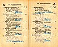 1954 Epsom Handicap racebook showing the winner, Connaught