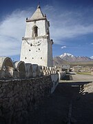 Bell Tower and Volcan Cabaray.jpg