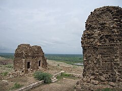 View from the upper floor of a temple