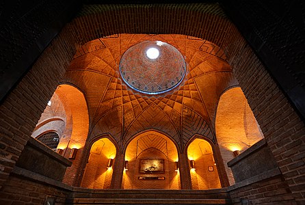 Caravanserai of Sa'd al-Saltaneh is one of the well preserved caravanserais built in Qajar era in the city of Qazvin. Photograph: Parastoo.Atrsaei Licensing: CC-BY-SA-4.0