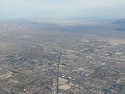 Aerial view of Centennial Hills in 2014