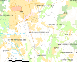 Saint-Hilaire-de-Brethmas - Localizazion