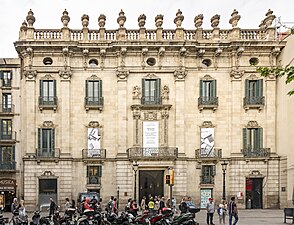 Virreina Palace in Barcelona, Catalonia, built between 1772 and 1778 by Josep Ausich