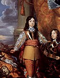 Dobson's portrait of Charles II when Prince of Wales; 1644.[72]