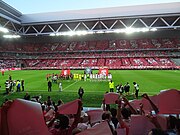 Vue intérieure du stade Pierre-Mauroy lors du match Lille - Nancy