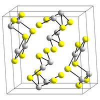 Strukturformel von Antimon(III)-sulfid