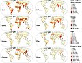 Image 16Global distribution data for cattle, buffaloes, horses, sheep, goats, pigs, chickens and ducks in 2010 (from Livestock)