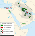 Oil and gas field locations