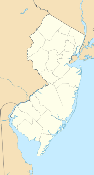 Аппер-Монтклер. Карта розташування: Нью-Джерсі