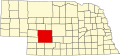 State map highlighting Lincoln County