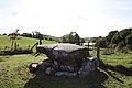 Annadorn Dolmen, with Loughinisland lake in the background, October 2009