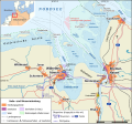 Map Jade-Wesermündung