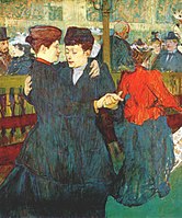 У Мулен-Руж: дві жінки вальсують (1892)