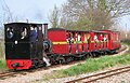 Train at the Leighton Buzzard Railway