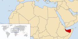 Location of the State of Somaliland.