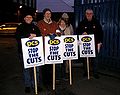 Image 26Public and Commercial Services Union members on strike in Manchester 2006.