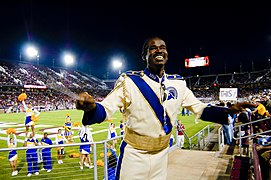 San Jose State University Marching Band Drum Major 01.jpg