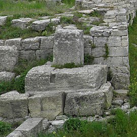 Nonstructural pillar at the South Gate