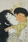 Utamaro Yama-uba and Kintaro