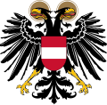 Armoiries de la première république d'Autriche entre 1934 et 1938.