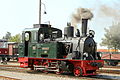 Stoomlocomotief „Spreewald“ op station Bruchhausen