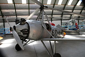 Cierva C.19 Mk. IVP der spanischen Luftwaffe im Museo del Aire in Cuatro Vientos (Kennzeichen EC-AIM)