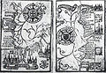 Illustrations d'un almanach de 1546