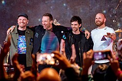 A Coldplay 2021-ben a Broadcasting Houseban