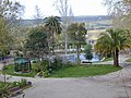 Jardín público en la freguesia de Mora.