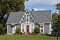 An Carpenter Gothic home (1860) in Braceville Township, Ohio