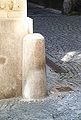 A guard stone in Kitzingen, Germany