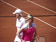 Roland Garros 2014 - Kim Clijsters & Martina Navratilova (15183447393).jpg