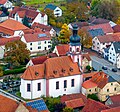 * Nomination Catholic parish church of St. Kilian in Untertheres, aerial view --Ermell 05:28, 5 November 2024 (UTC) * Promotion  Support Good quality. --ArildV 06:42, 5 November 2024 (UTC)