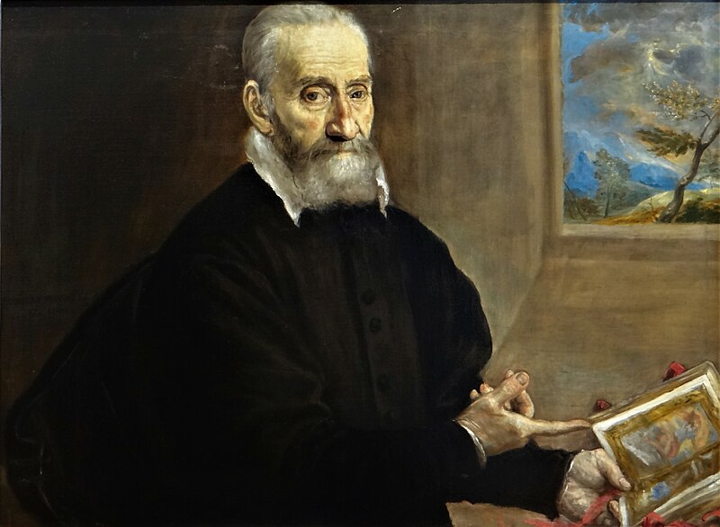 File:Musée de Capodimonte - Le Gréco, portrait de Giulio Clovio, en 1571-572 -01.jpg