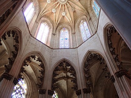 Capela do Fundador, Mosteiro da Batalha, Portugal. (iniciado em 1387)