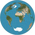 Lambert azimuthal equal-area projection