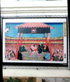 Reproduced, Utagawa Hiroshige's Sumo at Sumida River esplanade