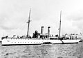 The SMS Panther, a German ship sent to capture the Crête-à-Pierrot.