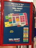 Store map at the Cornwall, Ontario, store