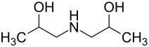 Strukturformel von 1,1′-Iminodipropan-2-ol