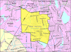 Census Bureau map of Pequannock Township, New Jersey