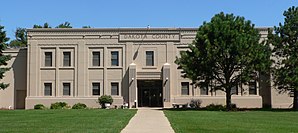 Das Dakota County Courthouse in Dakota City