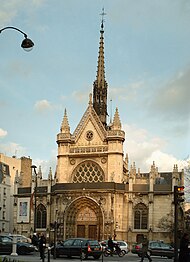 West front, with Flamboyant spire and rose window (19th c.)