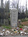 Grave of Franz Kafka in the New Jewish Cemetery