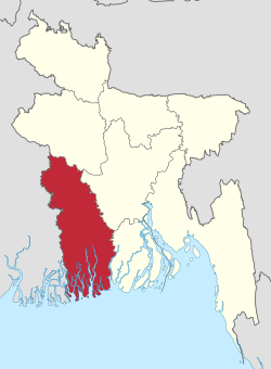 Bản đồ phân khu Khulna