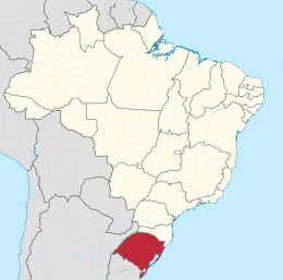 Rio Grande do Sul – Localizzazione