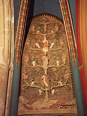 Reliefs at Basilique Saint-Quentin, France