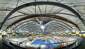 Innenansicht des Velodroms